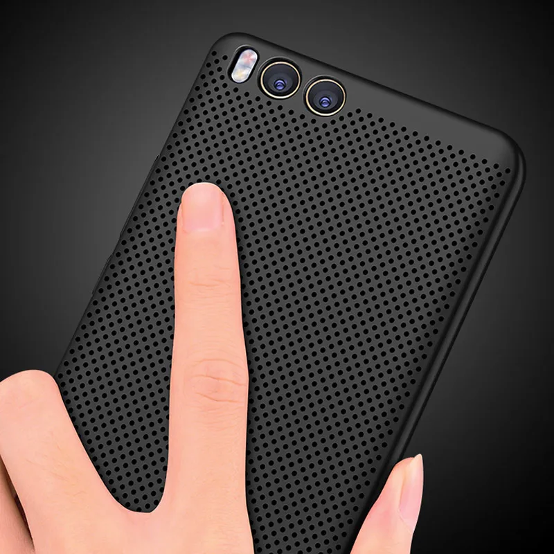1 шт. чехол для телефона дышащий защитный из поликарбоната с отверстием и защитой