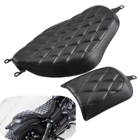 motorcycle solo rider passenger seat two up seat for harley sportster xl 883 1200 iron 883 models
