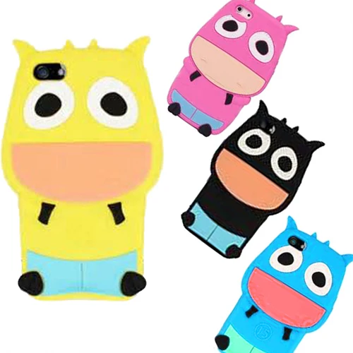 Diary Cattle Cow 3D Silicon Back Case Cover For Iphone 5 5S |