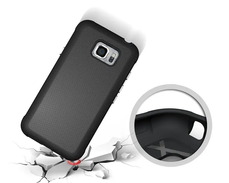Anti-slip Hybrid Shockproof TPU+PC Protective Cover Hard Case for Samsung Galaxy S7 Active |
