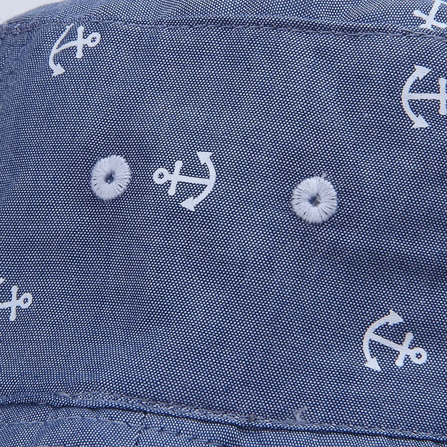 Детская Солнцезащитная шляпа с принтом якоря для мальчиков и девочек Пляжная