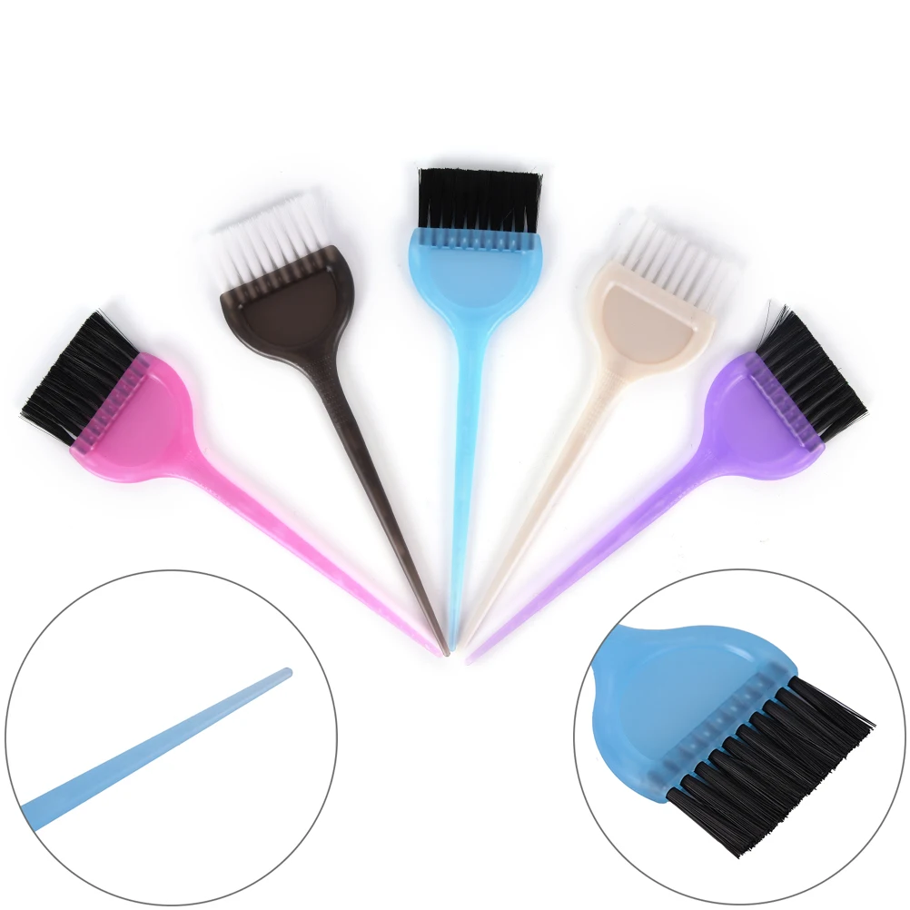 

1Pc Plastic Hair Dye Color Comb Brushes Color Random Styling Tools For Women