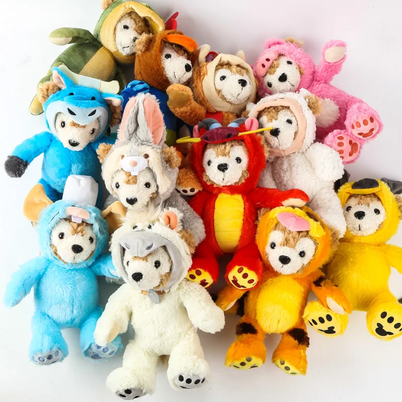 Плюшевые Куклы Kawaii Duffy меняющиеся на китайских животных мишка милая мягкая