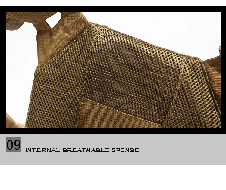 

QIQICHEN Hunting Tactical Vest Military Molle Plate Carrier Magazine Airsoft Paintball CS Outdoor Protective Lightweight Vests