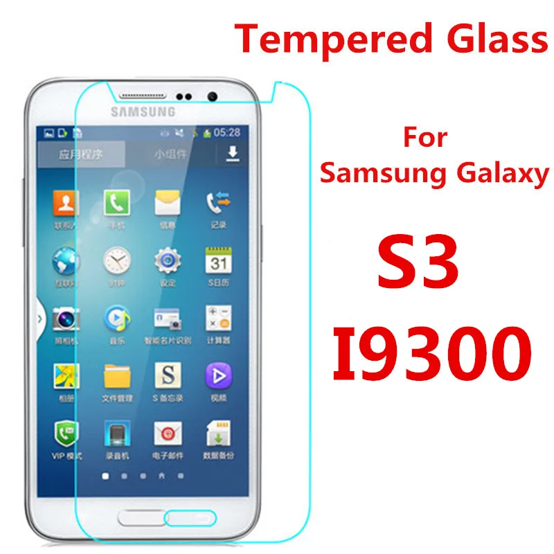 Screen Protector Film 0.3mm 9H 25D Front Premium Tempered Glass For Samsung Galaxy S3 SIII GT-i9300 Neo i9300i Duos i9301 9300 | Мобильные