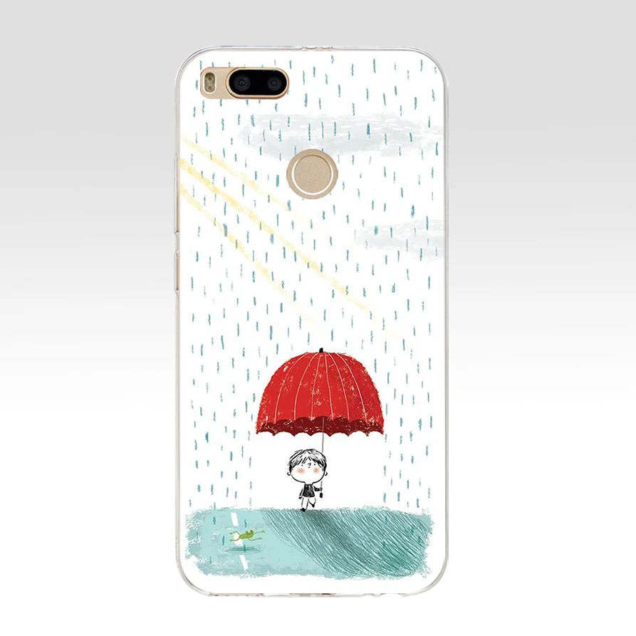 8AQ Polka Rain Silicone Soft Tpu Cover phone Case for xiaomi redmi 4a 6a 4x note 5a pro mi a1 | Мобильные телефоны и
