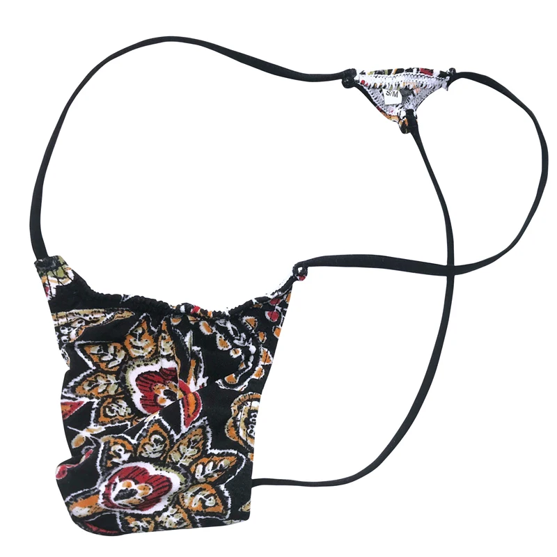 Стринги Jockstrap мужские с принтом пикантное нижнее белье для мужчин дышащее бикини