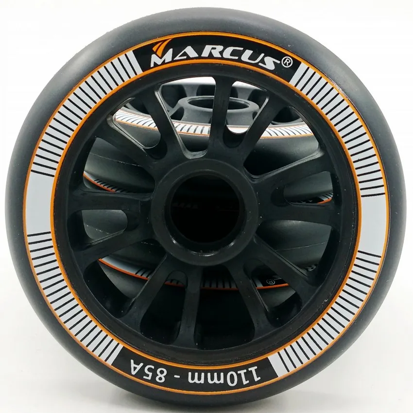 Marcus speed skating wheels and a set of 8 85A 90mm 100mm 110mm durable high elastic roller skates skate | Спорт и развлечения