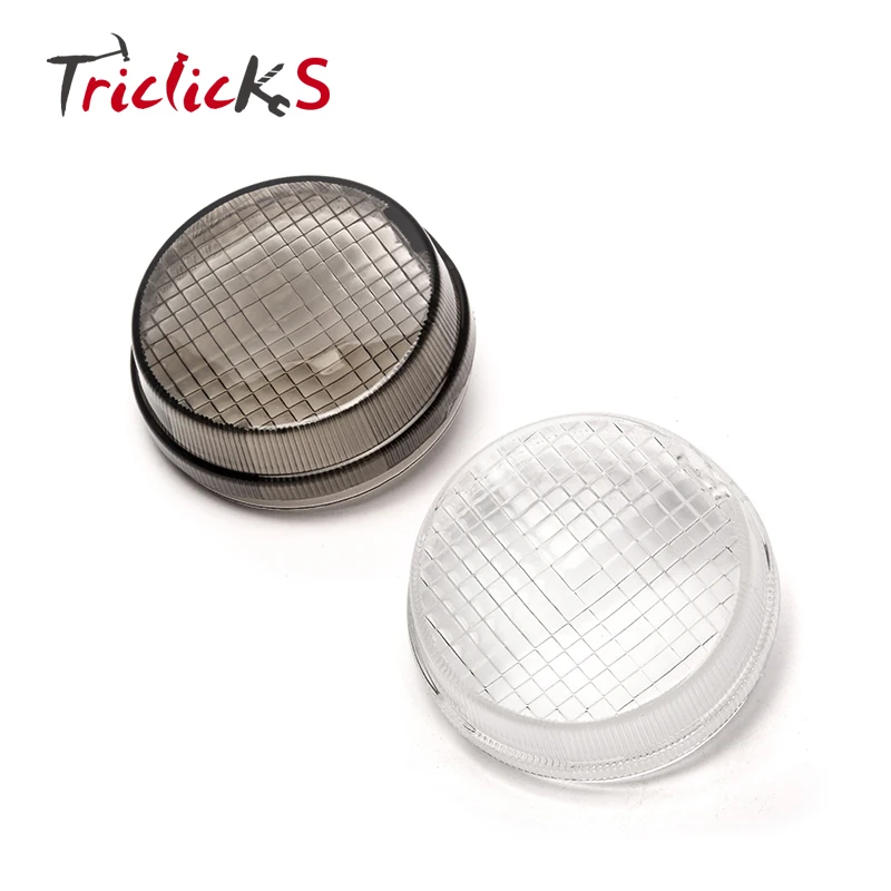 Световые указатели поворота Triclicks круглые крышки для мотоциклетных фар колпачки