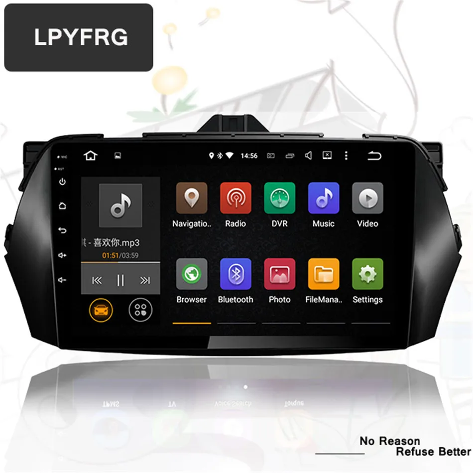 Автомобильный dvd плеер gps navi для Suzuki Ciaz 2013 2014 2015 2016 2017 Восьмиядерный android 6 0/7 1
