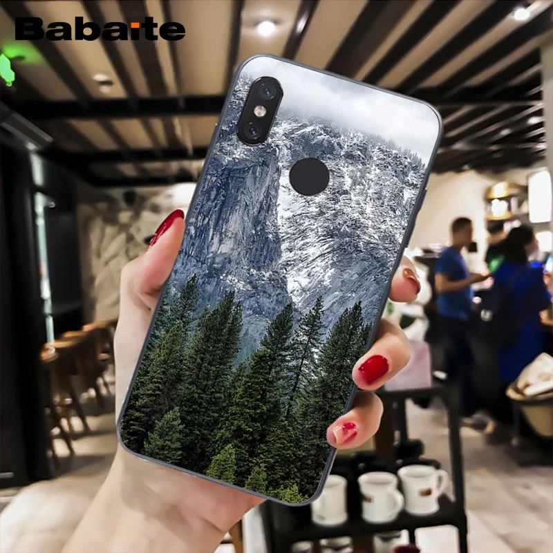 Babaite зимний Снежная гора Sceneary силиконовый чехол для телефона для Xiaomi MiA1 A2 lite F1 Redmi 4X 5Plus S2 Note7 Redmi Note4