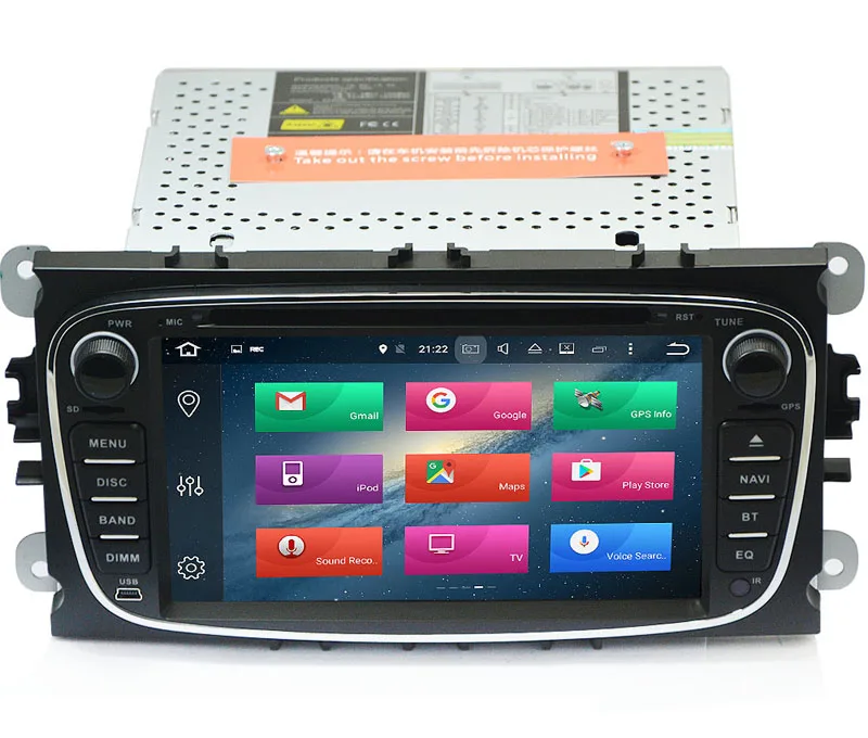 Автомобильный dvd плеер Android 9 0 GPS для Ford Mondeo Focus C max Galaxy Octa 8 Core 4 Гб ОЗУ 64 ПЗУ Радио BT DAB
