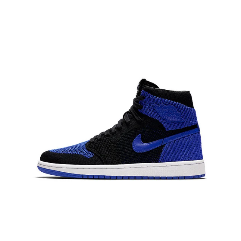 Оригинальные кроссовки для баскетбола Air Jordan 1 Flyknit AJ1, оригинальные мужские дышащие спортивные кроссовки, Новое поступление#919704 - Цвет: 919704-006