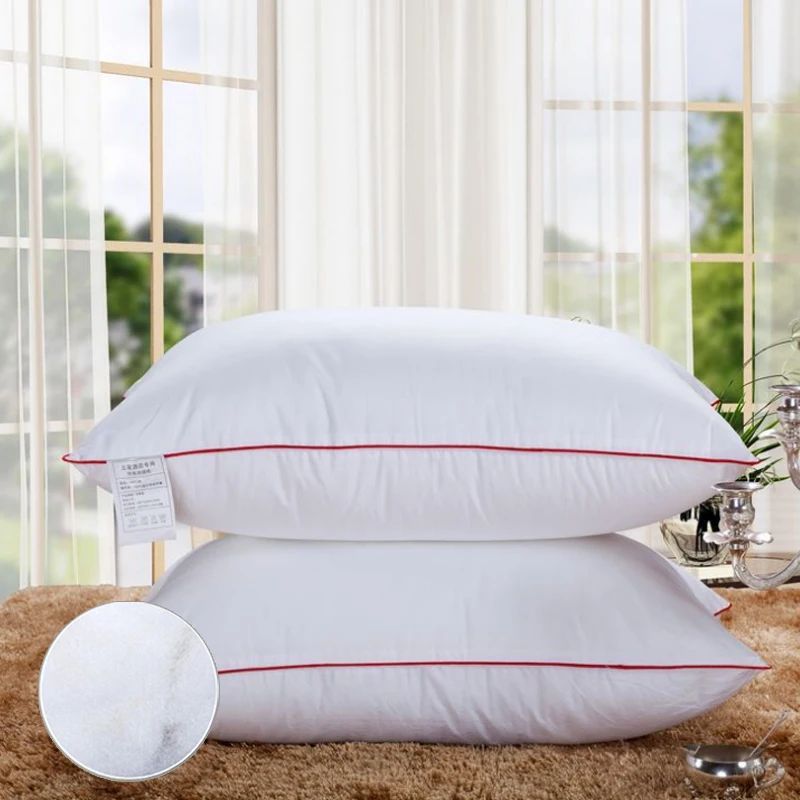 

New design super soft PP cotton Pillow high quality pillow 2pcs pillow for sleeping 48x74cm