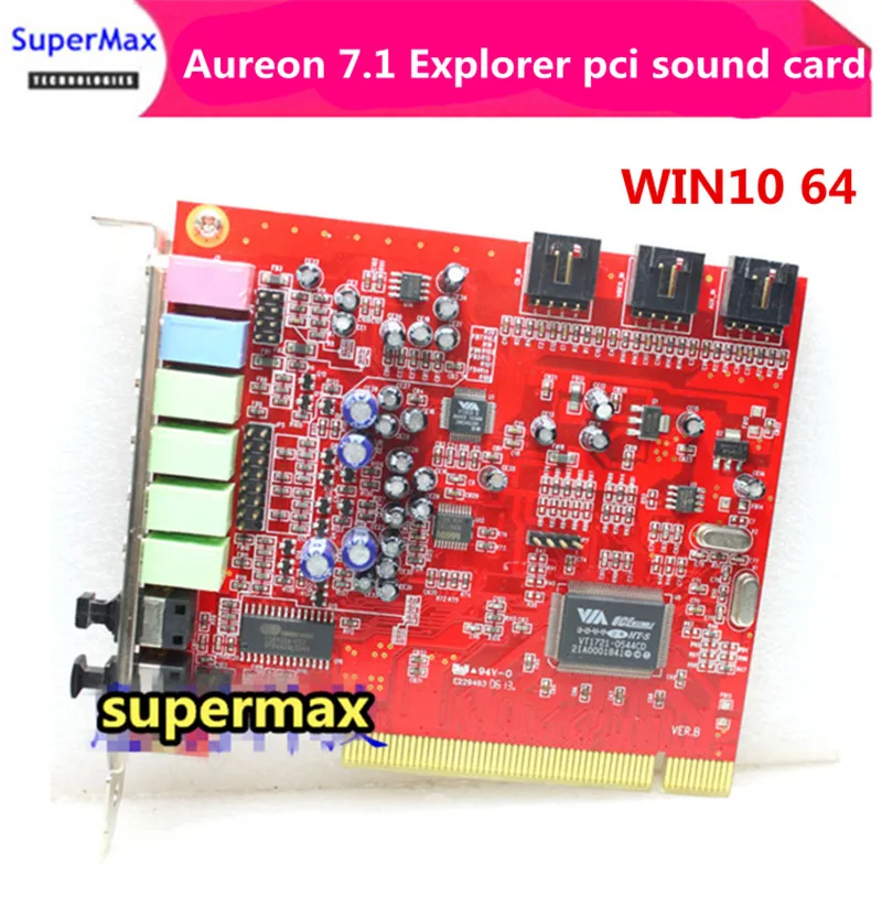 

German Original tanks Aureon 7.1 Explorer pci sound card win10 64MB