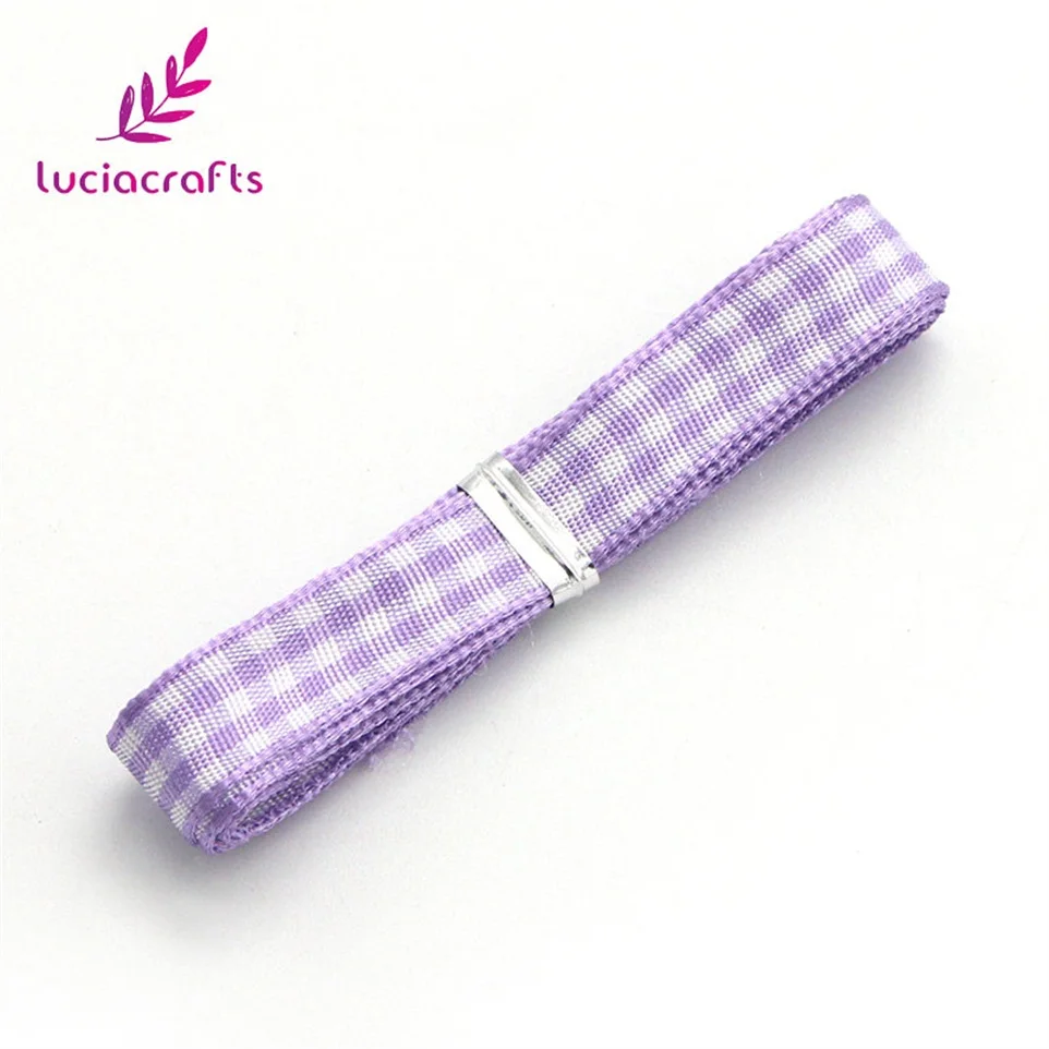 Lucia crafts 5y/18y 9,5-10 мм разные цвета на выбор принт сетки корсажная лента Подарочная посылка DIY аксессуары для волос T0102