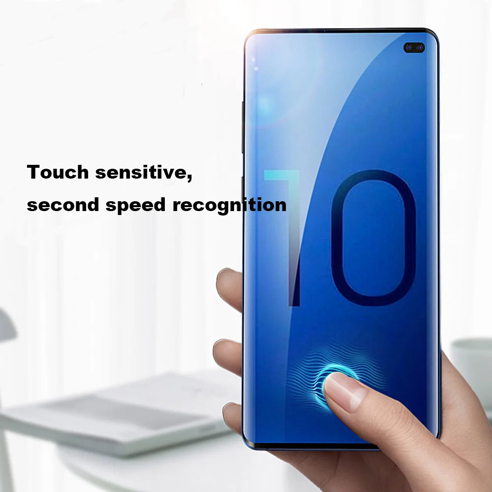 2 шт./компл. нано жидкий полный клей UV закаленное Стекло для samsung Galaxy S10 Edge Plus 5G Note 8 9 10 PLUS S8 S9 Экран протектор