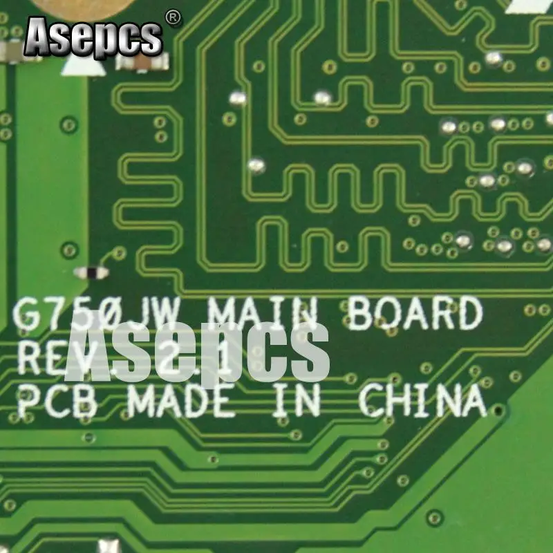 

Asepcs G750JH Laptop motherboard For Asus G750JH G750JW G750JX G750J G750 Test original mainboard 2D I7-4700HQ GTX780M