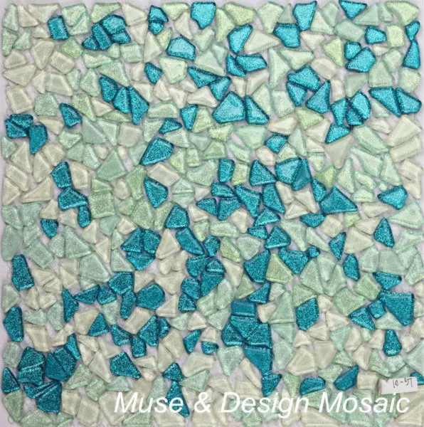 Бесплатная мозаичная плитка из смешанного стекла настенная для ванной лестницы