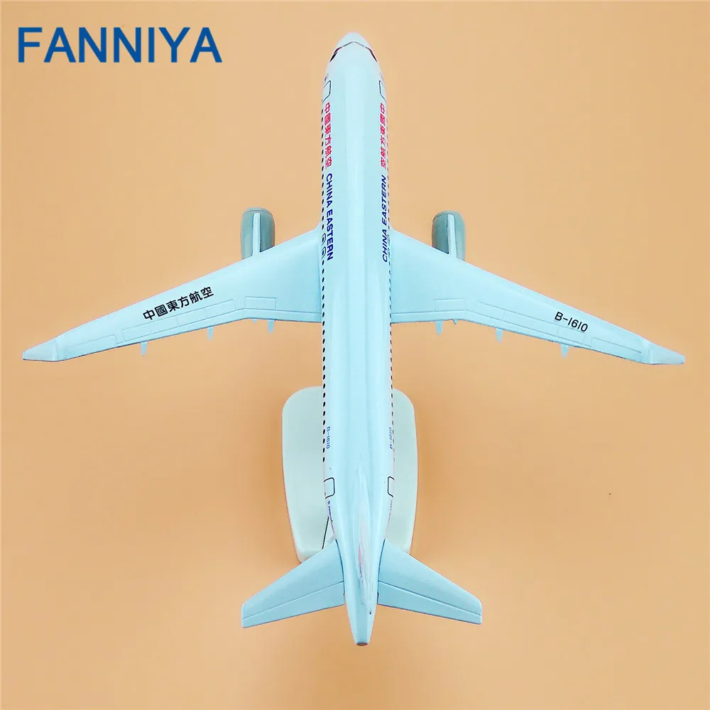 Модель самолета из металлического сплава 20 см авиакомпания восточные авиалинии