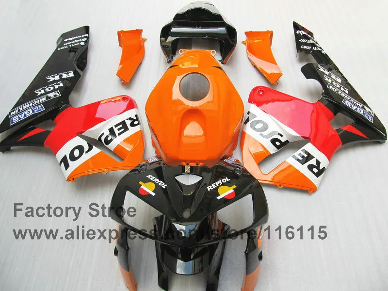 7 подарки Выбор расцветки для литья под давлением HONDA 2005 2006 CBR 600RR CBR600RR Обтекатели