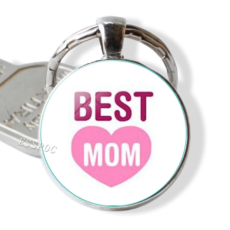 Брелок для ключей с надписью Mom Quote брелок в машину подарок на день матери|best