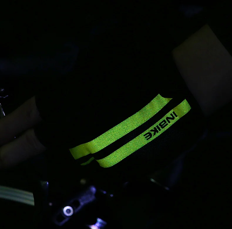 INBIKE Перчатки Половина Finger Нескользящие гель площадку дышащий мотоциклетные MTB дорожный велосипед Прихватки для мангала Для мужчин Для женщин спортивные Велосипедный Спорт Прихватки для мангала