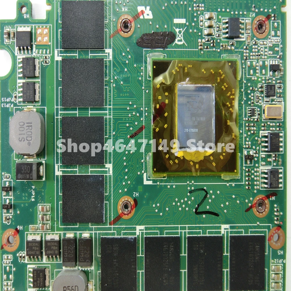 Видеокарта G73_MXM HD5870 1GB 216-0769008 для ноутбука ASUS G73 G73J G73JH, основная плата VGA графической карты, 100% проверена.