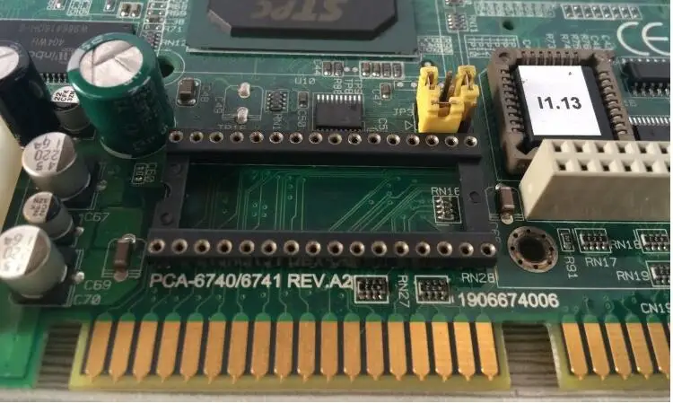 100% оригинальная материнская плата IPC PCA-6740/6741L PCA-6740F ISA Slot Промышленная