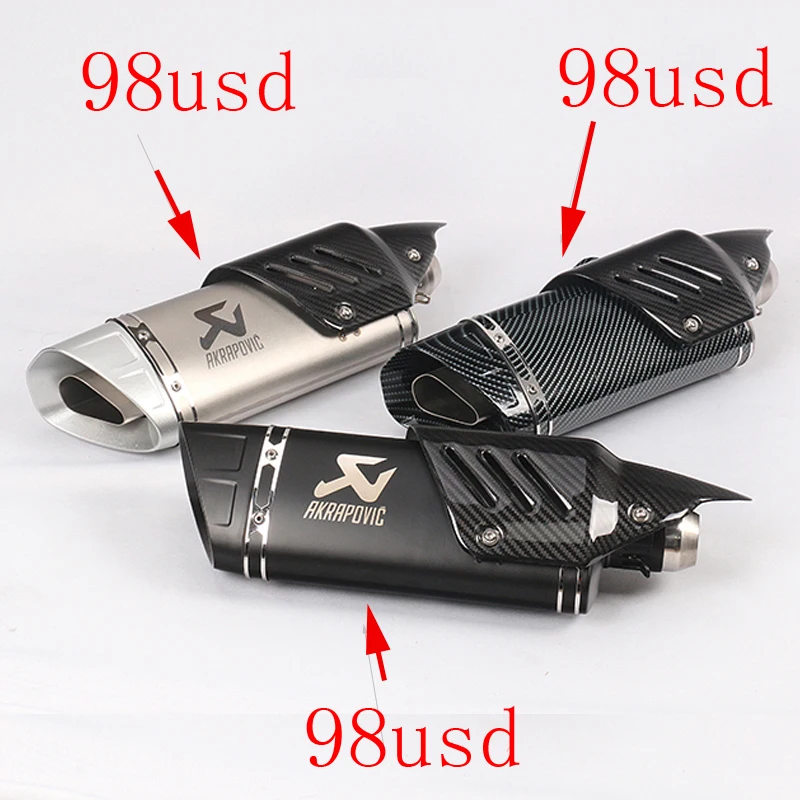 Мотоцикл углеродного волокна слипоны Akrapovic yoshimura глушитель для YAMAHA R6 или другие