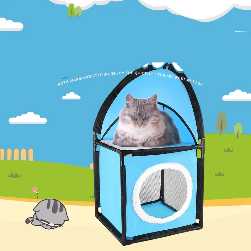 Dreamsoule Кошкин дом Коврики Pet Многофункциональный питомник удобные кошка палатка