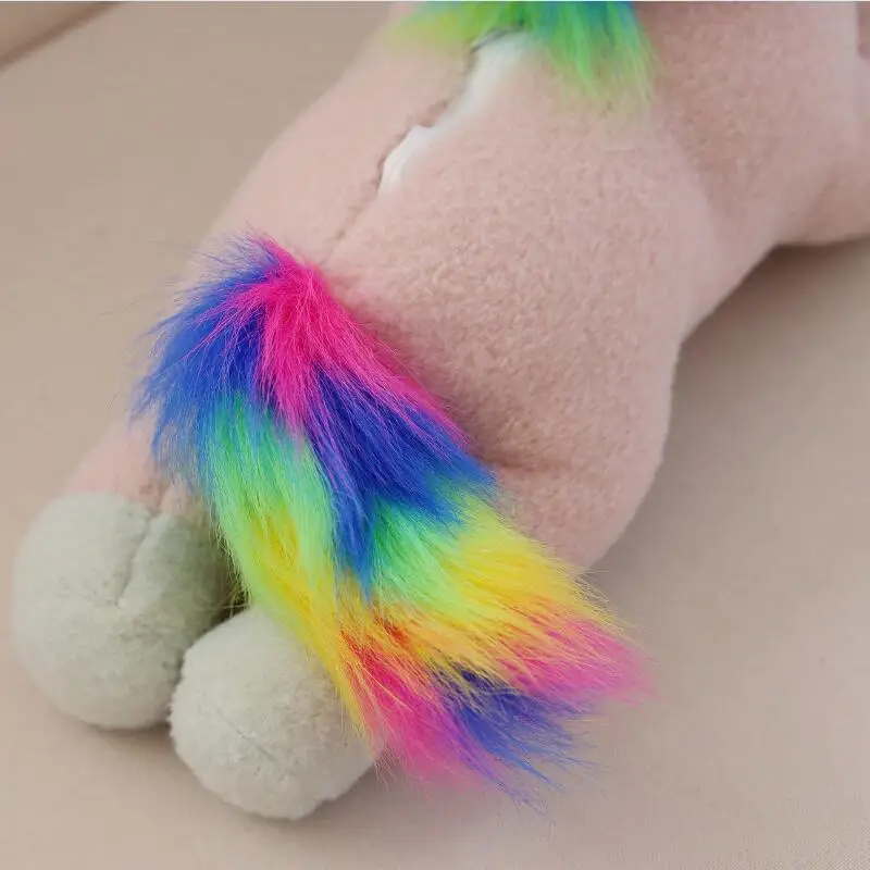 50cm LED Unicorn Plush Toys Light Up Stuffed Animals Cute Rainbow Horse Toy Soft Doll Kids Birthday Gifts | Игрушки и хобби