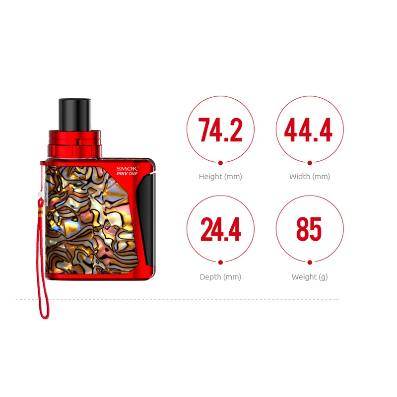Vape SMOK Priv One Kit испаритель электронная сигарета механический бокс мод с емкостью Aio