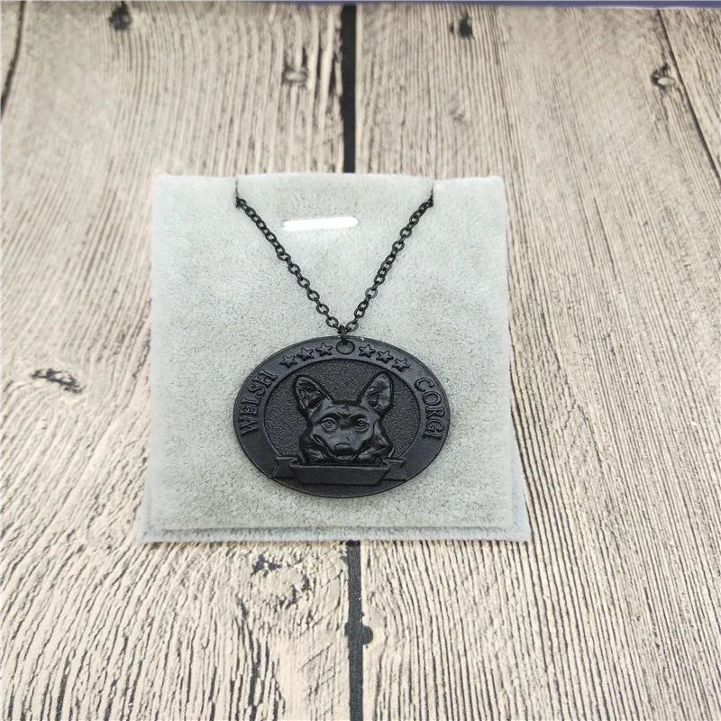 

New Welsh Corgi Necklace Classic Style Pet Jewellery Fashion Animal Jewellery Welsh Corgi Dog Pendant Necklace Women