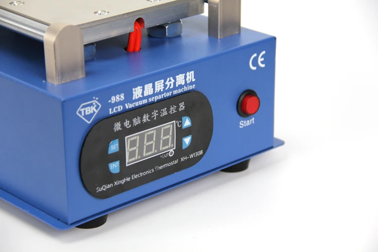 Новейший 7 дюймовый ЖК сепаратор с встроенным вакуумным насосом сенсорного