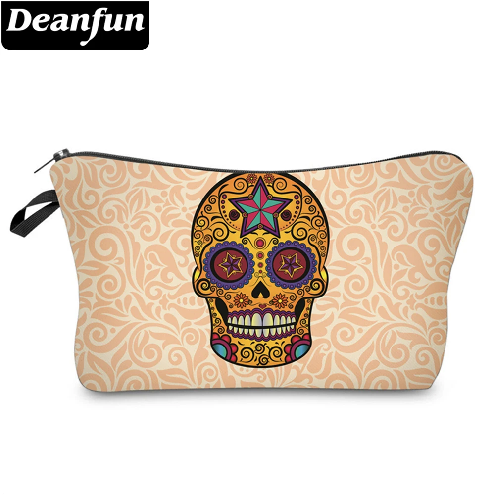 Deanfun 3D косметичка с принтом Мехико череп шаблон полиэстер для женщин сумка