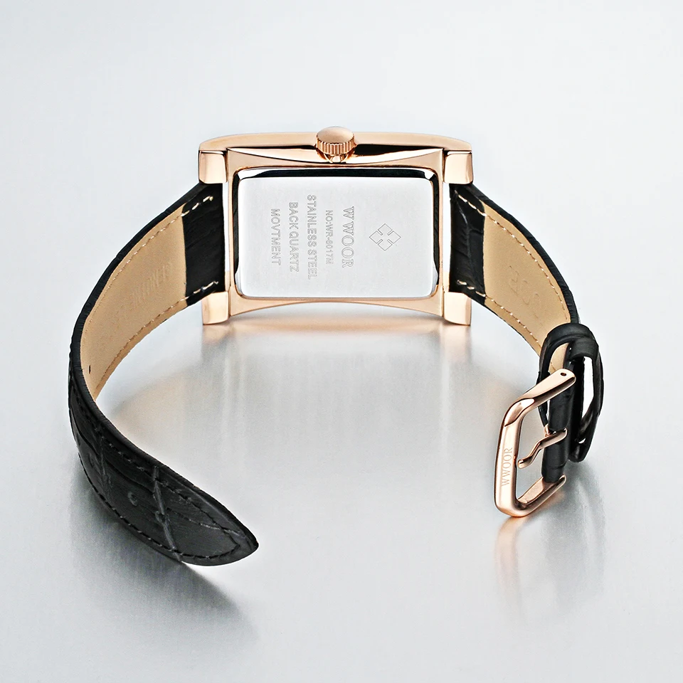 Модные брендовые Роскошные мужские часы Waches черные кожаные золотые светящиеся с