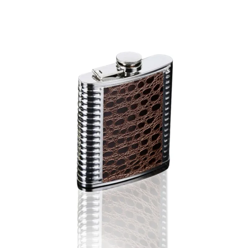 9oz Portablec 6-9 унций черный кофе виски вино из нержавеющей стали водка Флагон посуда для напитков карманные бутылки для хранения напитков фляга - Цвет: 9oz