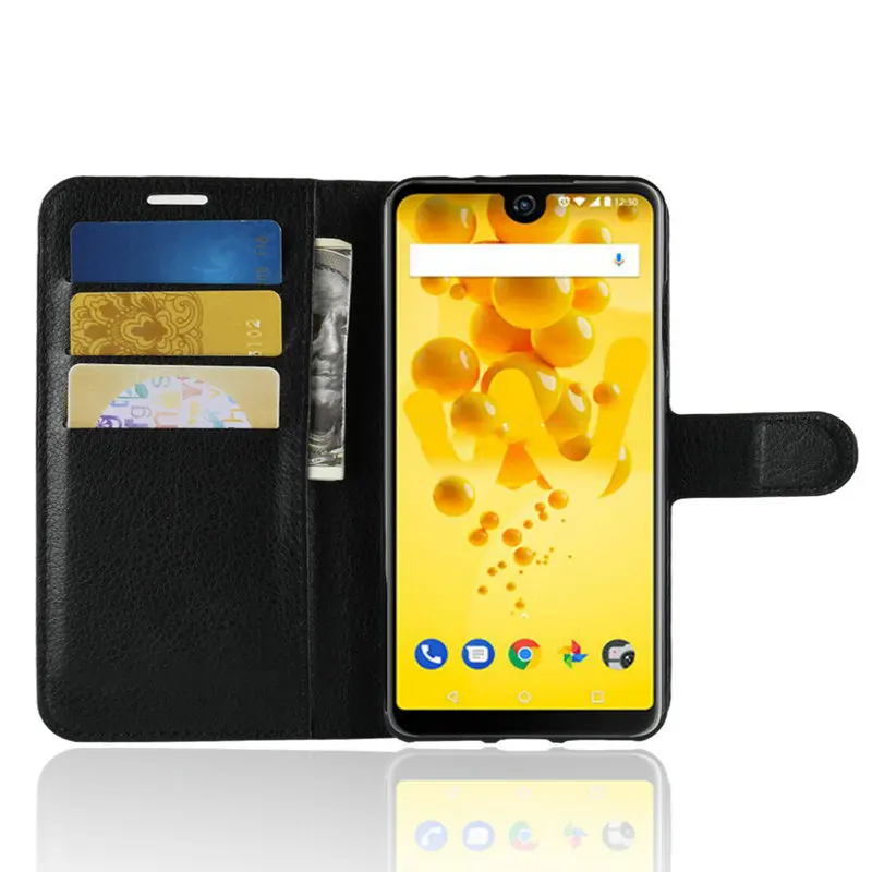 WIERSS Wallet Phone Case for Wiko View 2 Pro View2 Flip Leather Cover Coque Etui | Мобильные телефоны и аксессуары