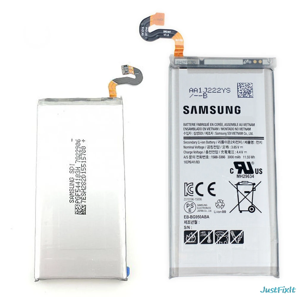 EB BG950ABE оригинальный сменный аккумулятор для samsung GALAXY S8 G950F G950U 3000 мАч|battery for