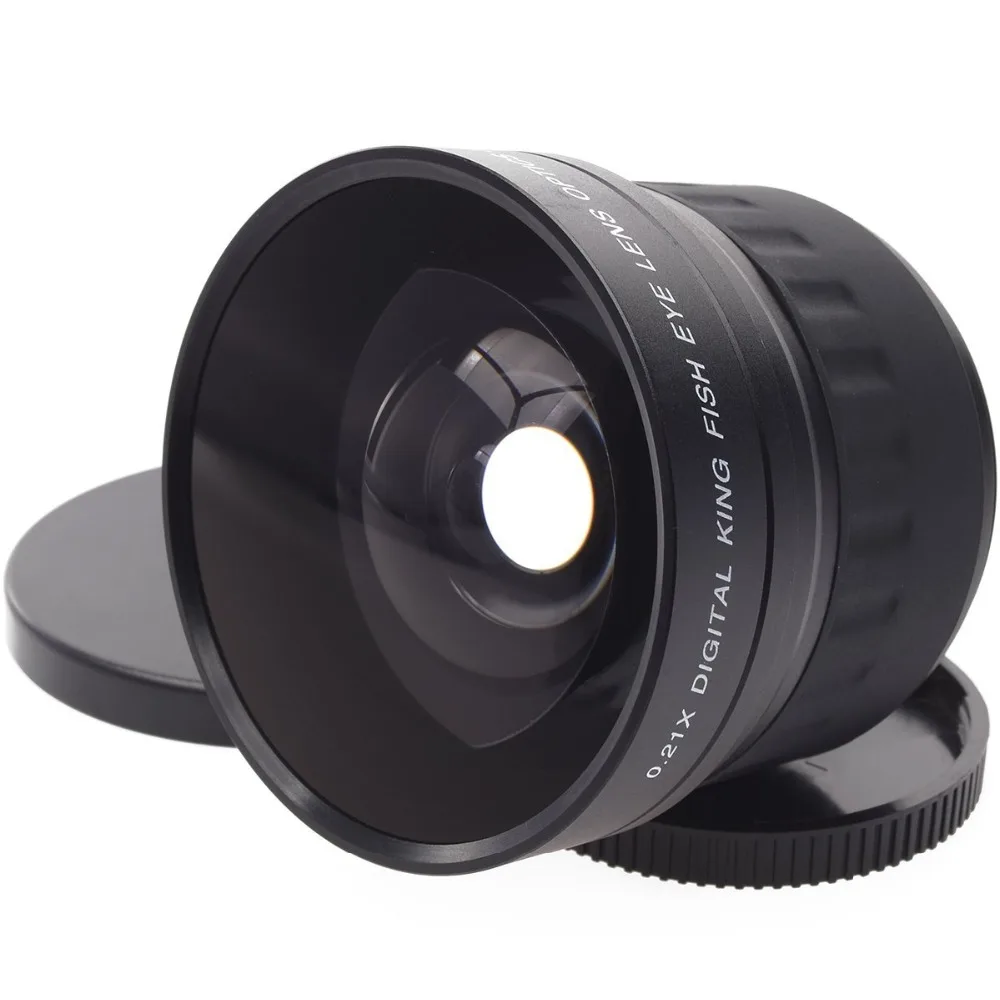 Объектив рыбий глаз Lightdow 52 мм 0.21X для Nikon D700 D300 D200 D90 D70 D3000 D3100 D3200 D5000 D5100 D5200 с