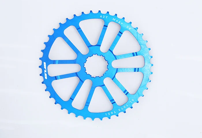 GUB 42 т зубы cog для 34/36 зуб 10 скорость s MTB кассеты звездочки одного /двойной звезду