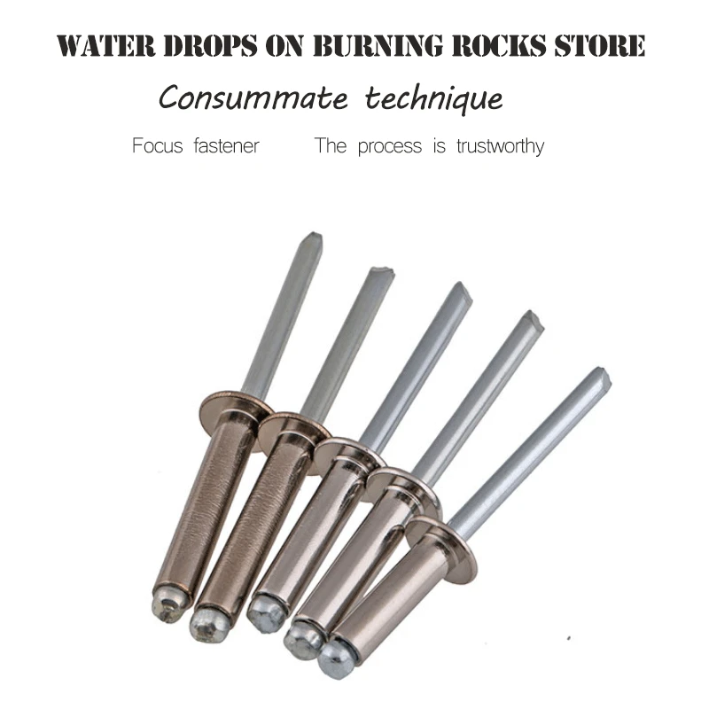 M4 * 16 M4x16 20 M4x20 304 нержавеющая сталь 304ss DIN7337 самозатыкающийся гвоздь POP CSK потайная