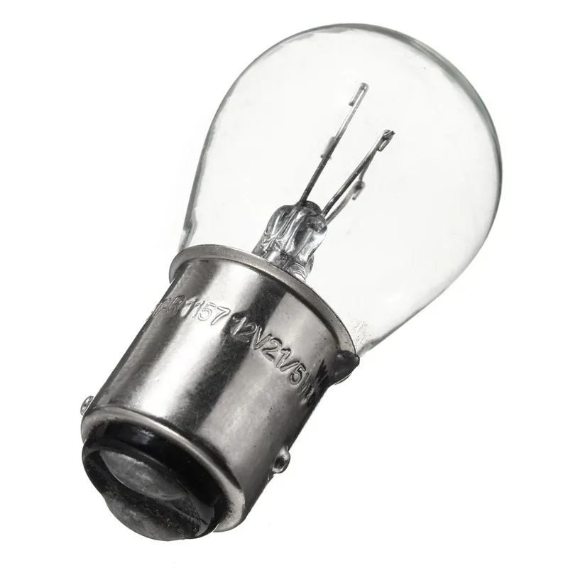 10 шт. 380 BAY15D 1157 21/5W естественный белый Стекло с двойной нитью накала теплые белые