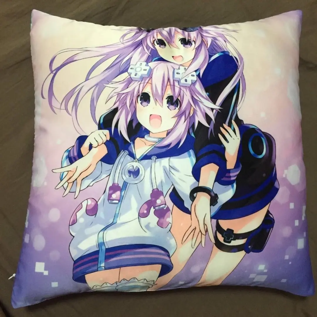 Choujigen игра Нептун две боковые подушки чехол s обнимающая Подушка Чехол Otaku косплей
