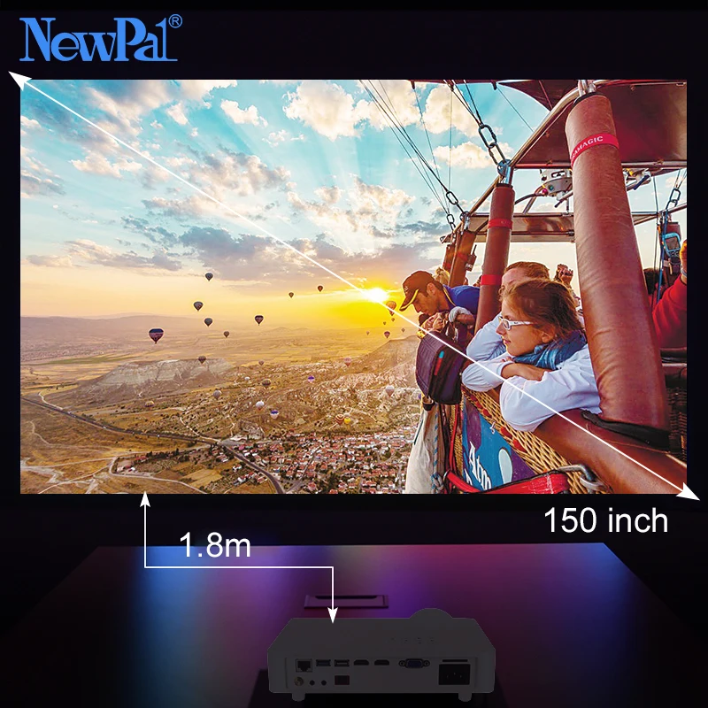 DLP проектор 4K 3D 1080P Full HD Android Проектор Wi Fi Домашний кинотеатр Короткий бросок над
