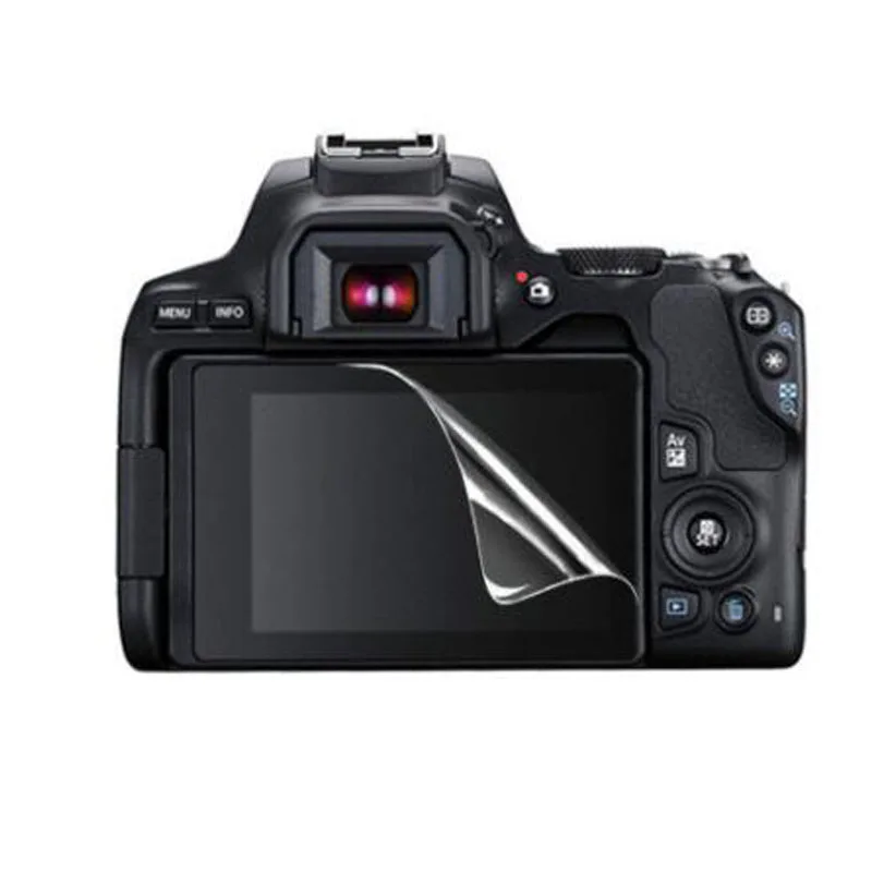 

3 x Clear Soft PET LCD Display Screen Protector Cover Guard for Canon EOS 200D Rebel SL2 / Kiss X9 Protective Film Protection