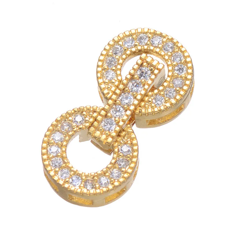 Новейшие медные микрозакрепки из циркония с двойными застежками соединительные