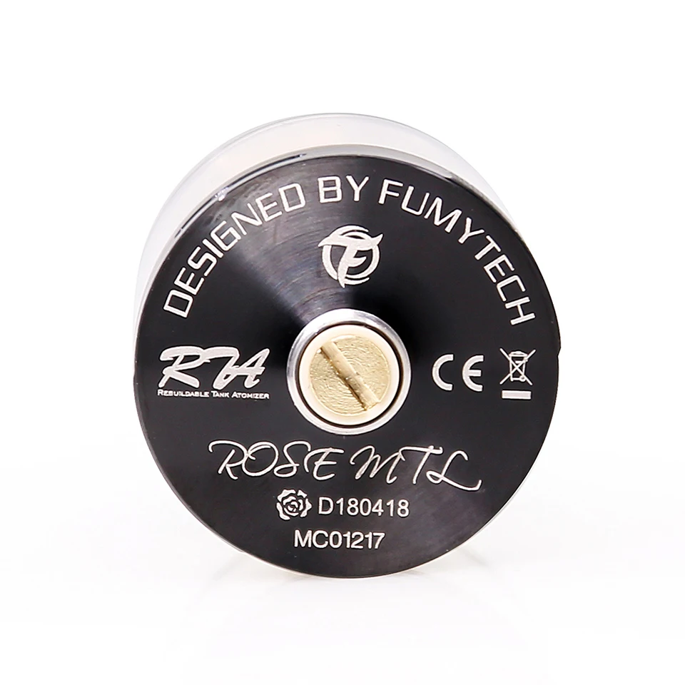 Оригинал Fumytech Rose mtl RTA золотой цвет 24 мм 3 5 мл электронная сигарета атомайзер с