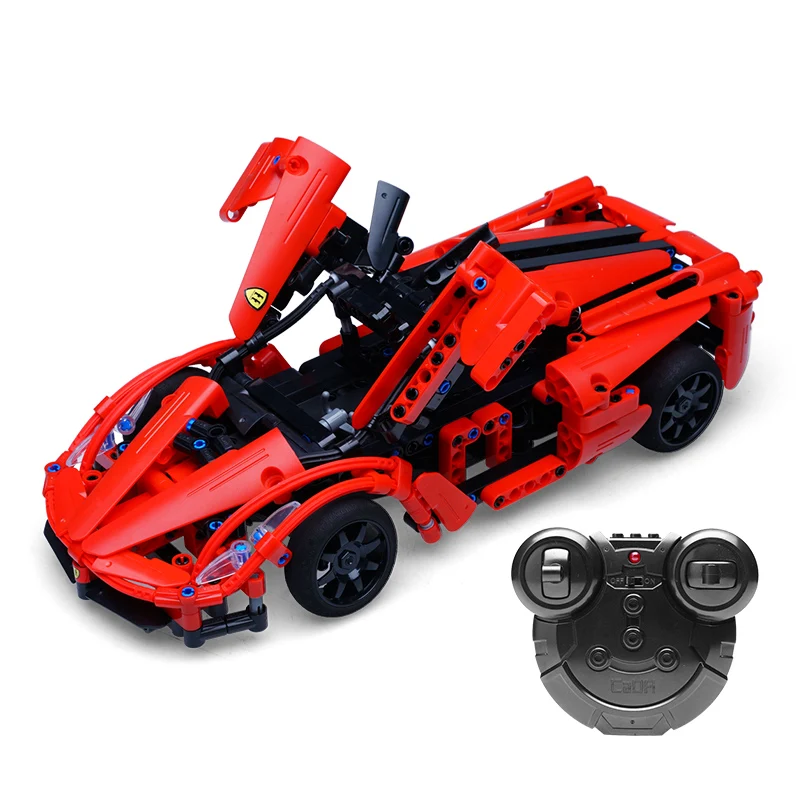 DIY RC машинка из конструктора модели наборы самоблокирующиеся кирпичи